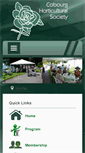 Mobile Screenshot of cobourggardenclub.org